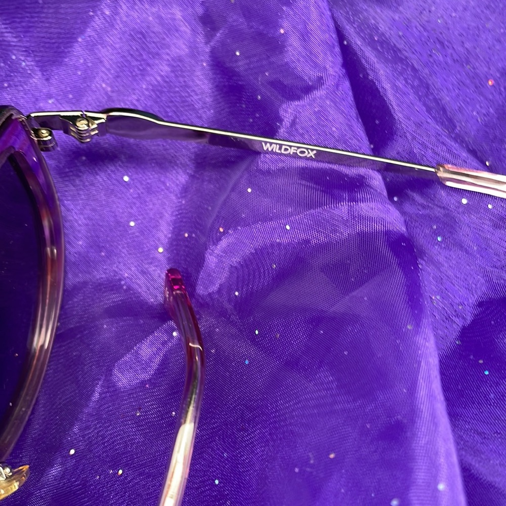 🎉Wildfox 💥RARE💥 Chaton Purple Sunglasses EUC - Picture 9 of 14